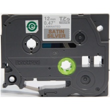 兄弟 TZE-MQ934 12mm*5m/标签色带 亮银底金字