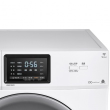 美的（Midea）8公斤智能变频滚筒洗衣机 智能时间控制 特色除菌洗 MG80V330WDX