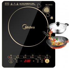 美的（Midea）电磁炉触控黑晶面板八档火力 C...