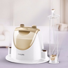 飞利浦 (PHILIPS) 蒸汽挂烫机 家用双杆五档 1500W熨衣 GC509/18