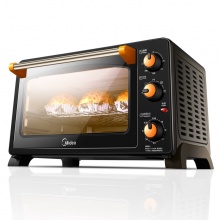 美的（Midea）MG25NF-AD二代 家用多功能电烤箱 25升 旋转烧烤