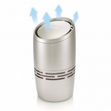 飞利浦(PHILIPS)加湿器 纳米无雾恒湿 迷你静音办公室卧室家用加湿 HU4706/03金属色