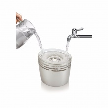 飞利浦(PHILIPS)加湿器 纳米无雾恒湿 迷你静音办公室卧室家用加湿 HU4706/03金属色