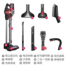 美的（Midea）吸尘器VH1702手持式充电家用无线吸尘器