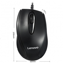 联想（Lenovo）FBL322 家用商用 有线键盘鼠标套装 黑色