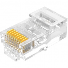 山泽(SAMZHE) 超五类水晶头 超5类RJ45网络水晶头 8P8C电脑网线接头 Cat5e水晶头 100个WL-5100