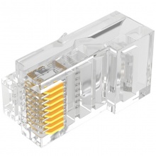 山泽(SAMZHE) 超五类水晶头 超5类RJ45网络水晶头 8P8C电脑网线接头 Cat5e水晶头 100个WL-5100