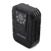 飞利浦（PHILIPS）DSJ-1J 32GB 执法取证 便携音视频记录仪1080P高清红外夜视摄像机执法仪录音笔拍照一体机