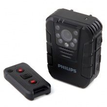 飞利浦（PHILIPS）DSJ-1J 32GB 执法取证 便携音视频记录仪1080P高清红外夜视摄像机执法仪录音笔拍照一体机