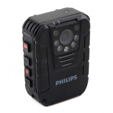 飞利浦（PHILIPS）DSJ-1J 32GB 执法取证 便携音视频记录仪1080P高清红外夜视摄像机执法仪录音笔拍照一体机