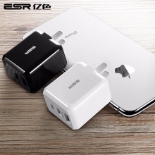 亿色（ESR）苹果PD快充头29W usb/type-c充电器多口 iPhoneX/8/8Plus电源适配器-魔力黑