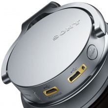 索尼（SONY）MDR-1ADAC/M头戴式耳麦重低音 内置数字放大器耳机 1ADAC升级版-银