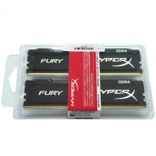 金士顿(Kingston)骇客神条 Fury系列 DDR4 2400 32G (16GBx2) 台式机内存