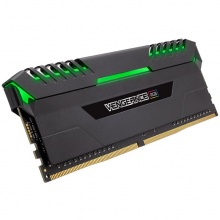 美商海盗船(USCORSAIR)复仇者RGB灯条 DDR4 3000 32GB(8Gx4条)台式机内存 RGB光