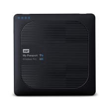 西部数据（WD） My Passport Wireless Pro 3TB 移动存储设备 （黑色） 4 TB 内置锂电池