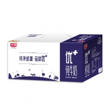 光明 优+纯牛奶250ml*12盒/礼盒装中华老字号