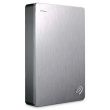 希捷（Seagate）Backup Plus 睿品4TB USB3.0 2.5英寸 移动硬盘 金属皓月银( STDR4000301)