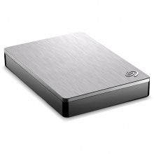 希捷（Seagate）Backup Plus 睿品4TB USB3.0 2.5英寸 移动硬盘 金属皓月银( STDR4000301)