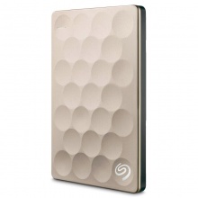 希捷（Seagate）Ultra slim 睿致2TB 原厂数据恢复服务 9.6mm USB3.0 2.5英寸 移动硬盘 金