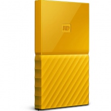 西部数据（WD）My Passport 4TB 2.5英寸 清新黄 移动硬盘 WDBYFT0040BYL