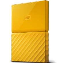 西部数据（WD）My Passport 4TB 2.5英寸 清新黄 移动硬盘 WDBYFT0040BYL