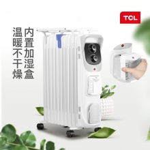 TCL 取暖器/家用电暖器/电暖气/超声波加湿 电热油汀取暖器 13片