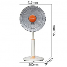赛特斯（cetus） 907-1立式可摇头升降小太阳取暖器家用电暖器电暖气烤火炉柔光电热扇
