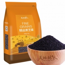 天地粮人 精品 黑芝麻 800g（无添加 无染色 东北 五谷 杂粮 粗粮 真空装 大米 粥米伴侣）