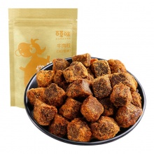 百草味 肉脯零食 牛肉粒100g/袋 肉类小吃牛肉干XO酱味