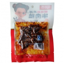 蜀道香 休闲零食 牛肉干肉脯 四川特产小吃 麻辣牛肉粒50g