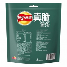 乐事（Lay’s）零食 休闲食品 真脆薯条海苔味 90克 百事食品