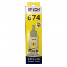 爱普生（EPSON）T6744 黄色 墨水 适用...