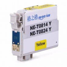 格之格适用爱普生R270 R295 R390 RX590 T50 R290 RX610 RX615 T0824Y/NE-T0814Y黄色