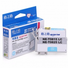 格之格适用爱普生R270 R295 R390 RX590 T50 R290 RX610 RX615 T0825LC/NE-T0815LC淡青色