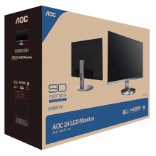 AOC I2490VXH/BS 23.8英寸 1.5mm窄边框 AH-IPS硬屏 低蓝光爱眼不闪 电脑显示器（HDMI版）