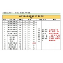 启明星 ABA认知训练卡片锦帛B套基础认知 5寸 760张/套