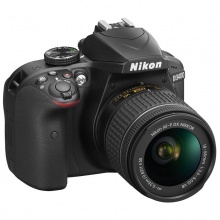 尼康（Nikon）单反相机套机D3400 （AF-P DX 尼克尔 18-55mm f/3.5-5.6G VR）（配64G卡+包+尼康EL14电池+天利55mm镜片+三脚架）