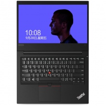 ThinkPad E485-0ECD 笔记本电脑（R5-2500u/8G/128G+1TB/APU/win10/14英寸） 黑色