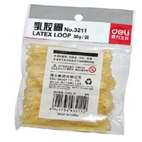 得力（deli） 3211 橡皮筋捆扎胶圈 /包