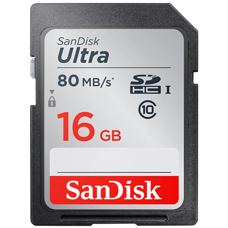 闪迪（SanDisk）16GB 读速80MB/s...