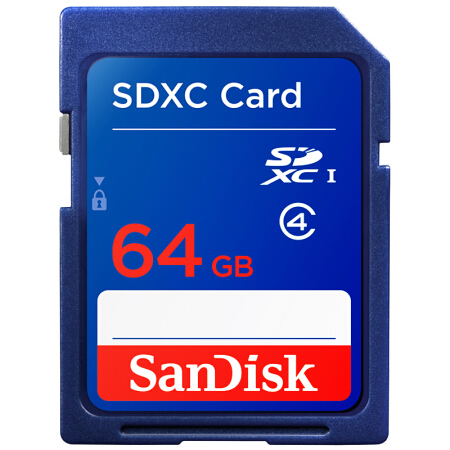 闪迪（SanDisk）64GB SDXC存储卡 ...